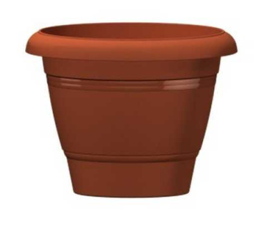 Горшок "Фестона", D19, с поддоном 2,1л терракотовый (то)
