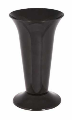 Ваза для цветов под срезку (D130х130х320 мм) (чёрный)(то)