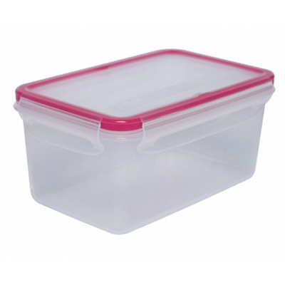 Контейнер для СВЧ 1,5л "ЭКСТРА ЛОК" M (красный) (то)