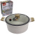 Кастрюля Ø-20см h-10см, со стеклянной крышкой 