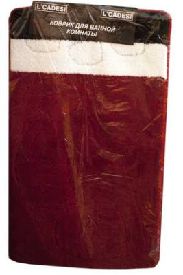 Набор ковриков 2шт. MARATHON из пропилен. 60*100см NIDA красн.