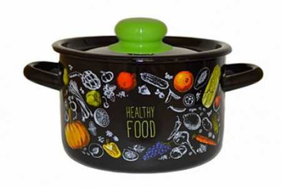Кастрюля эмал цил Healthy food 1,5л ТМ Appetite