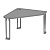 Подставка "Лофт" на пластиковых ножках угловая (серый)  (то)