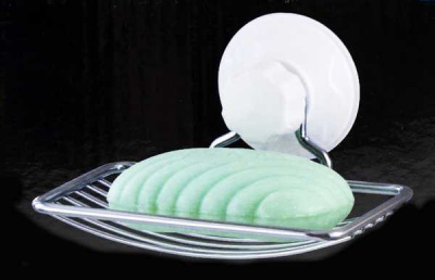 Мыльница металлическая, на присосе VENTOSA