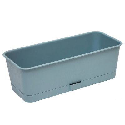 Ящик балконный "Прованс", 6л, с поддоном ментол