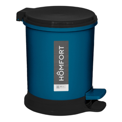 Ведро для мусора педальное 7л (бирюзовый)