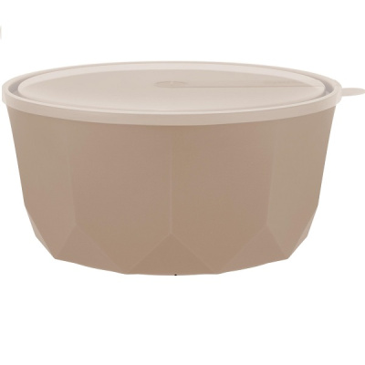 Салатник Plast Team STOCKHOLM 3,1л с крышкой шоколадный мокко (то)