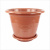 Горшок цв. с поддоном "Виола" 16л. (корич.)(то)