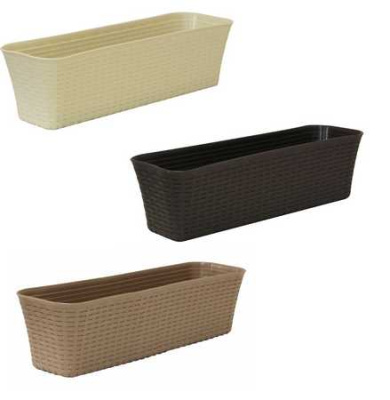 Балконный ящик РОТАНГ 400мм  (пал. 360) 5,3л (то)