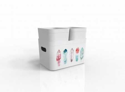 Набор органайзеров  Serenity (снежно-белый)(то)