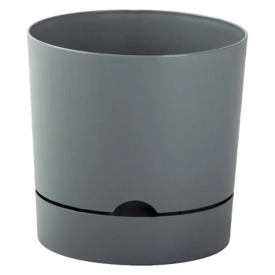 Горшок "Гранд", D25, 10,5л, серый муссон