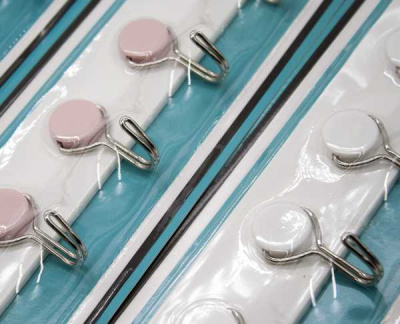 Планка с 6 крючками PASTELLO