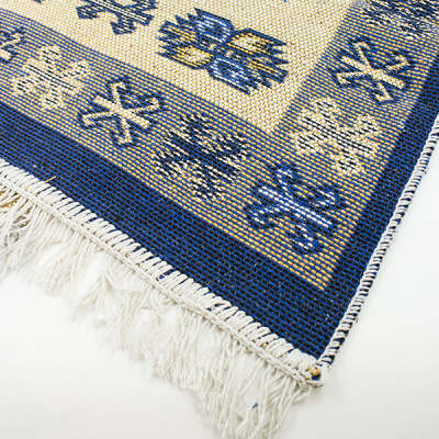 Коврик  Kilim Usak UK01 6120102 50% хлопок. 50% смешанные нити 60х120 синий,Турция