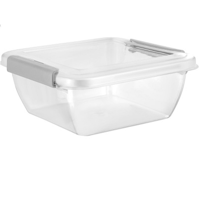 Контейнер для прод. HELSINKI 0,5л квадр. с защелками натуральный