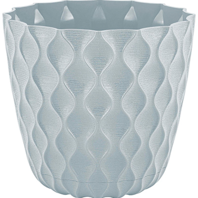 Горшок для цветов Wave D205мм с дренажной сеткой 4,7л утренний туман (то)