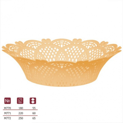 Сухарница "Нежность" d-220мм (бежевый)  (то)