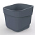 Горшок для цветов фактурный Hills 4л (d188, h176мм)(серый) (то)