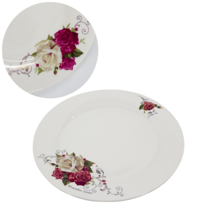 Тарелка керамическая серия ЦВЕТЫ Ø-15см