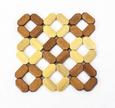 Подставка под горячее бамбуковая квадратная ( 480 ШТ )