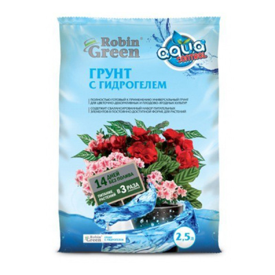 Грунт универсальный Робин Грин с гидрогелем 2,5л
