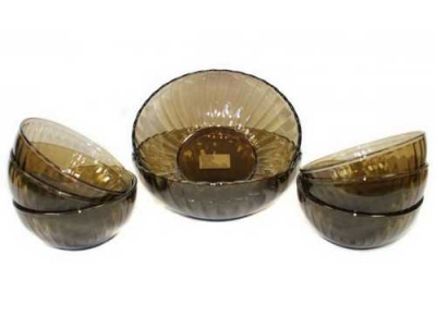 Набор стекл салатников 7+1 предмета Elica