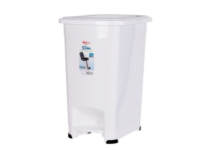 Контейнер для мусора с педалью "Slim" 15л