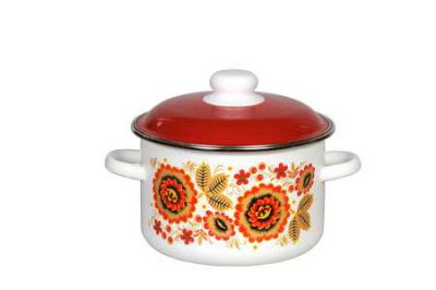 Кастрюля цил. "ХОХЛОМА" 2,0л (9)