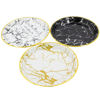 Поднос пластиковый круглый Ø-28см