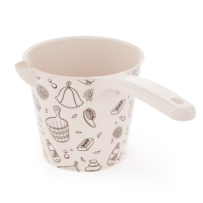 Ковш "Русская банька" 1,5л (со сливом) (то)