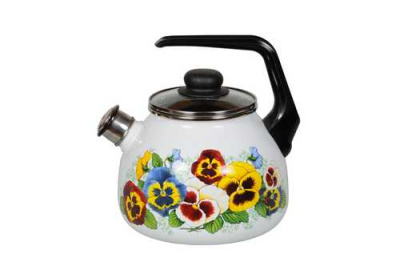 Чайник 3л. со свистком Анютины глазки