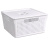 Коробка "Лофт" 11л с крышкой квадр.(белый)  (то)