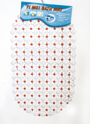 Коврик в ванную ПАУТИНКА, овальный 36*67см