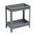 Этажерка широкая VIKEA 2-х ярусная (серый) (то)