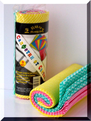 Салфетка "САЛФЕТКИ ОТ СВЕТКИ" 9шт.