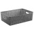 Корзинка "Вязь" 7,5л 350х245х105мм (серый) (то)
