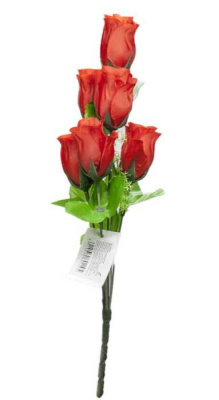 Цветы искусственные Розы 30см