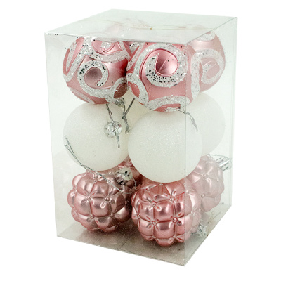 Шарики елочные 6см набор 12шт 