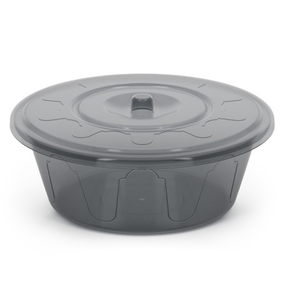 Таз 10л. "Хозяюшка" с крышкой (микс)(то)