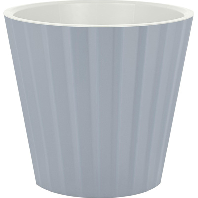 Горшок для цветов Sand D190мм, 3,3л c дренажной вставкой утрениий туман (то)