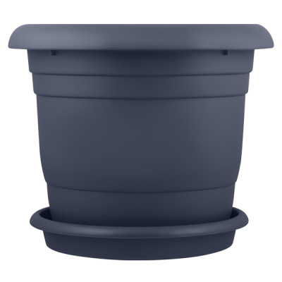 Горшок для цветов Athena 460мм, 32л с поддоном,вулканический серый