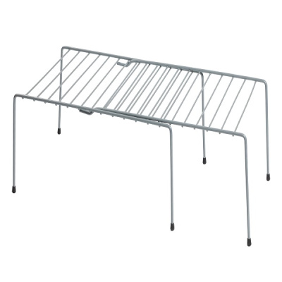 Подставка раздвижная универсальная 340х220х150 (серый металлик)(хпп) (то)