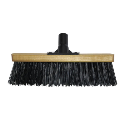 Уличная щетка для пола 280 мм, усиленное пластиковое крепление, эконом