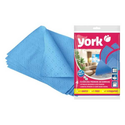 Салфетки YORK PREMIUM 4+1 со свойствами хлопка