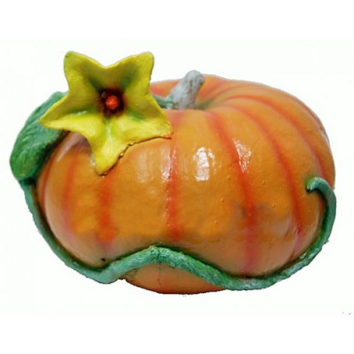 Кашпо "Тыква с гусеницами"