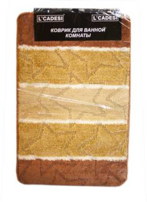 Коврик для ванной из полипропилена 50x80(1) SOFIA, терракотовый