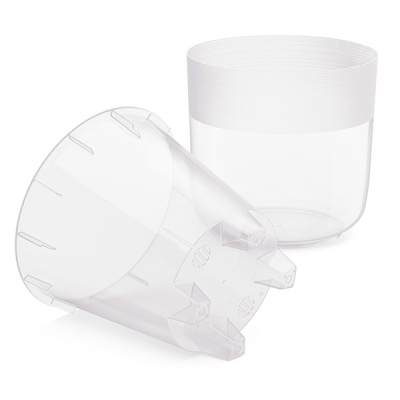 Горшок цв. "Линель" 4,5л двойной (прозрачный)(то)