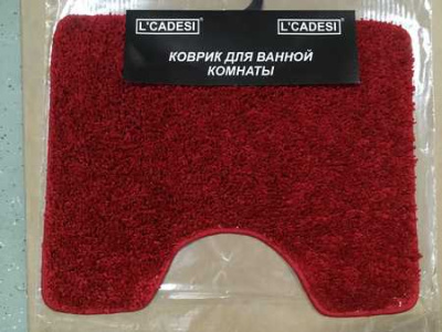 Коврик для ванной (50х60) ALIYA, красный