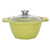 Кастрюля а/пр литая 1,0л стекл/кр Trendy style lime ТМ KUKMARA