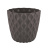 Горшок для цветов Wave D205мм с дренажной сеткой 4,7л горький шоколад (то)