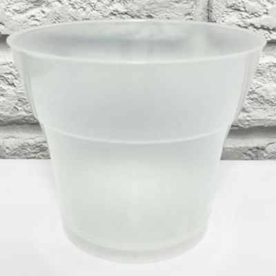 Горшок "Тоскана", D15, с поддоном 1,45л прозрачный